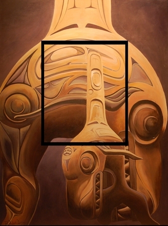 Killer Whale Compositon #3 (tribute to Bill Reid)