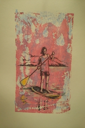 Paddleboarding on Okanagan Lake