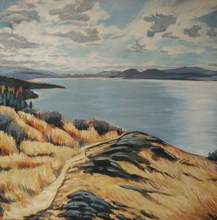 Scattered Clouds Over the Bench